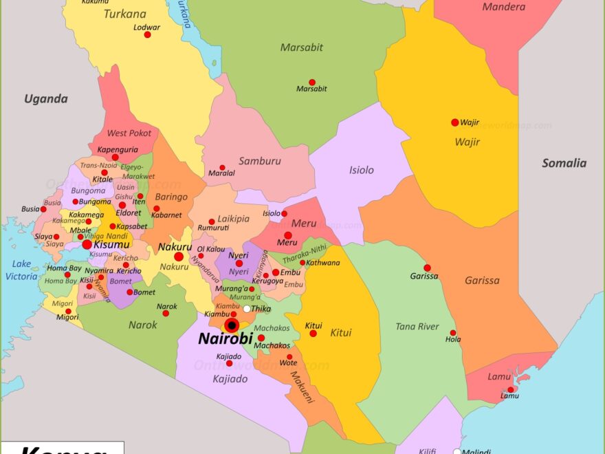 Kenya Maps Maps Of Republic Of Kenya