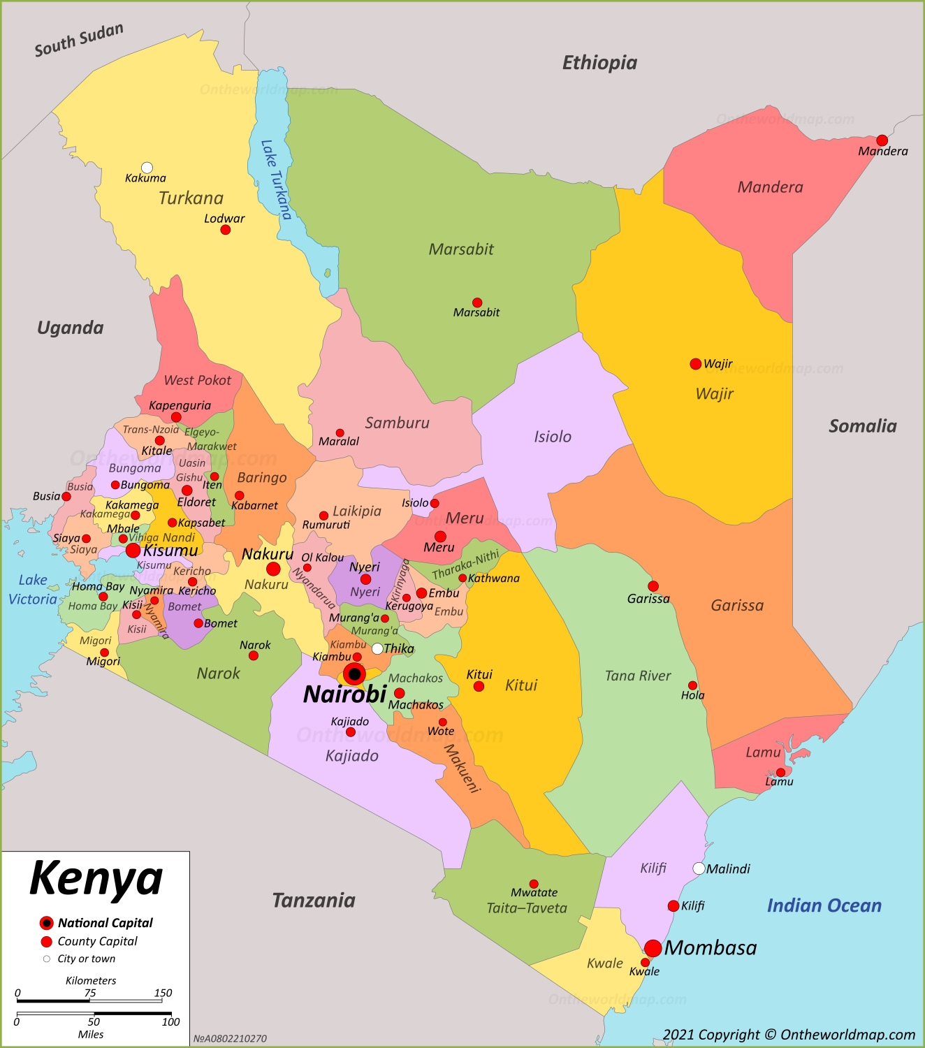 Kenya Maps Maps Of Republic Of Kenya