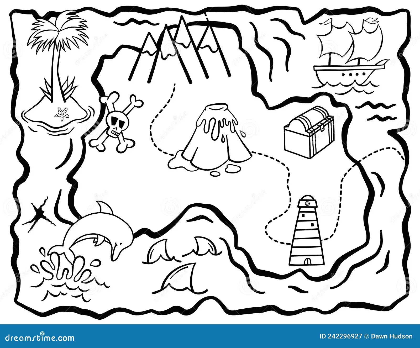 Printable Treasure Map Preschool