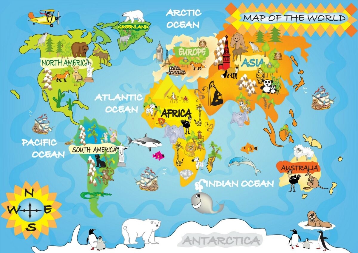 Free Printable World Map