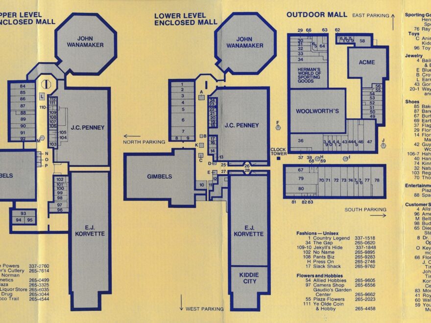King Of Prussia Historical Society King Of Prussia Plaza Brochure