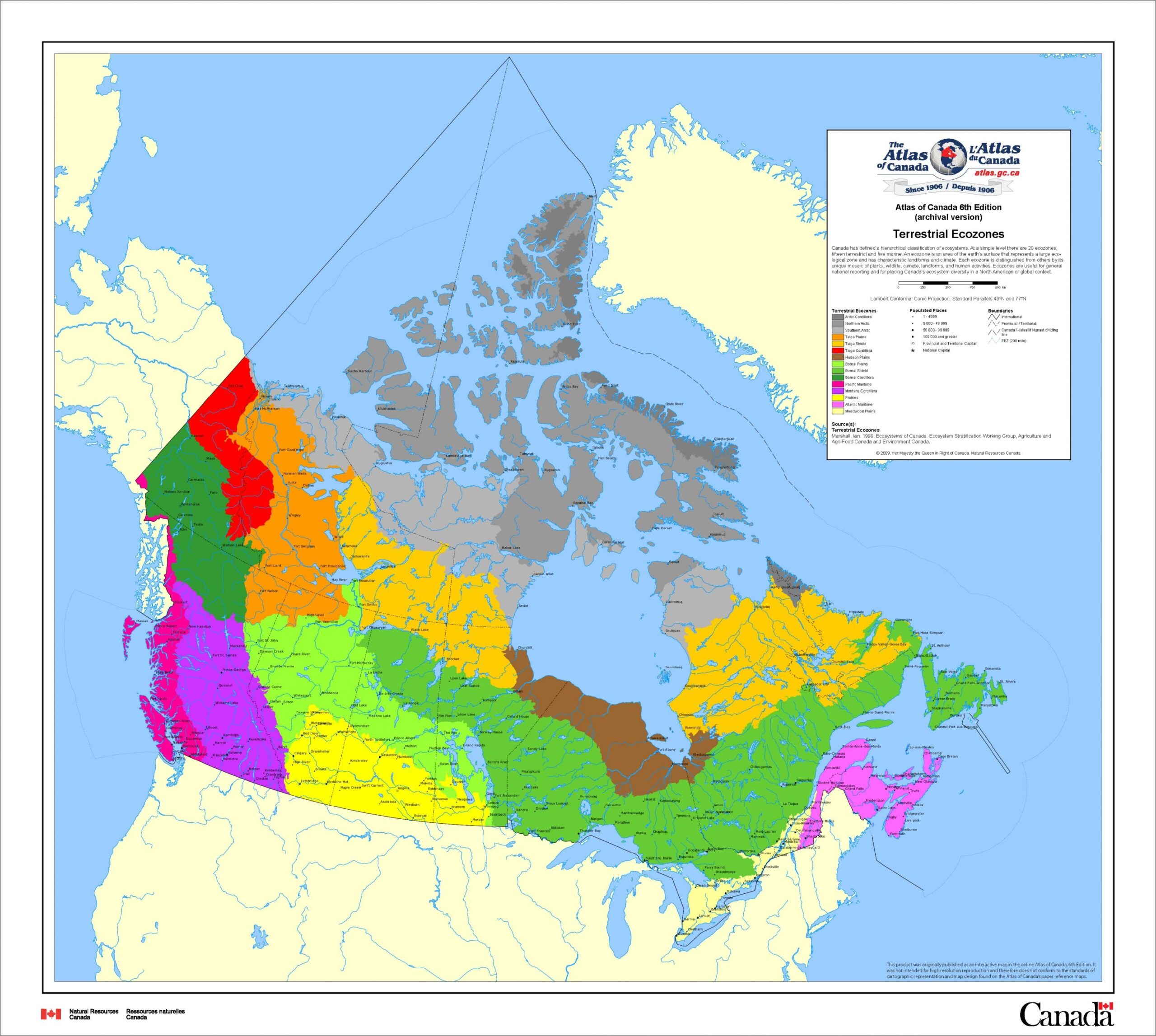 Region Map Of Canada Printable Region Map Of Canada Printable