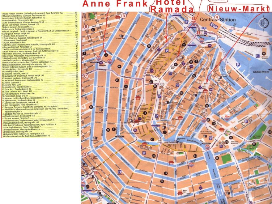 Large Amsterdam Maps For Free Download And Print High Resolution And Detailed Maps