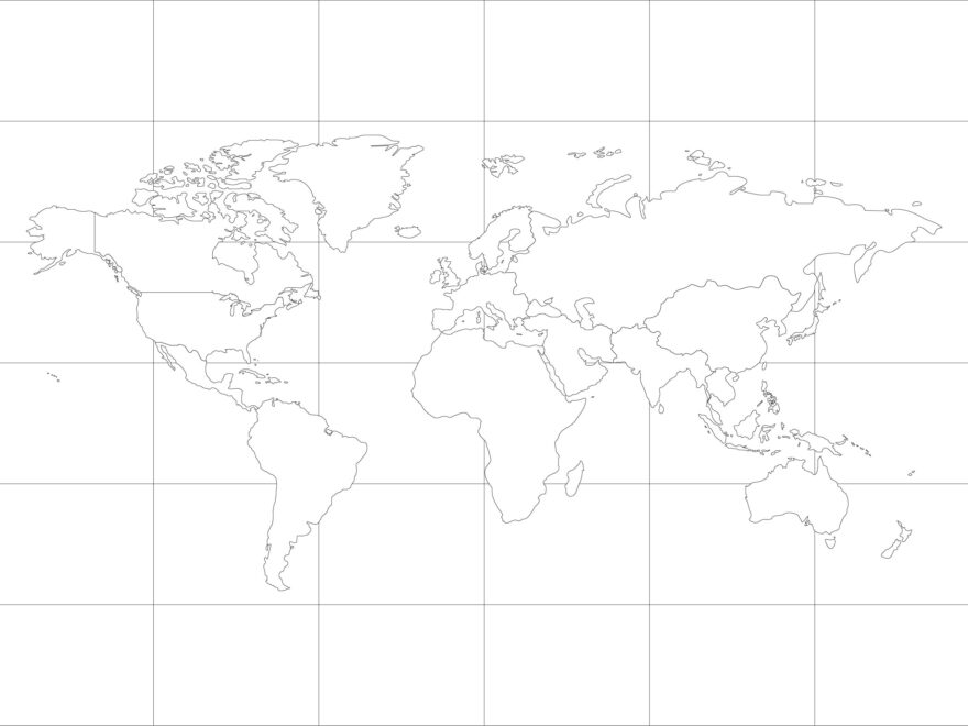 Large Blank World Maps 10 Free PDF Printables Printablee