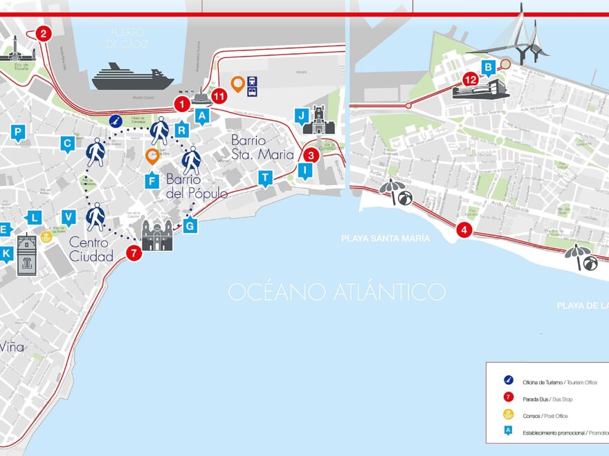 Large Cadiz Maps For Free Download And Print High Resolution And Detailed Maps