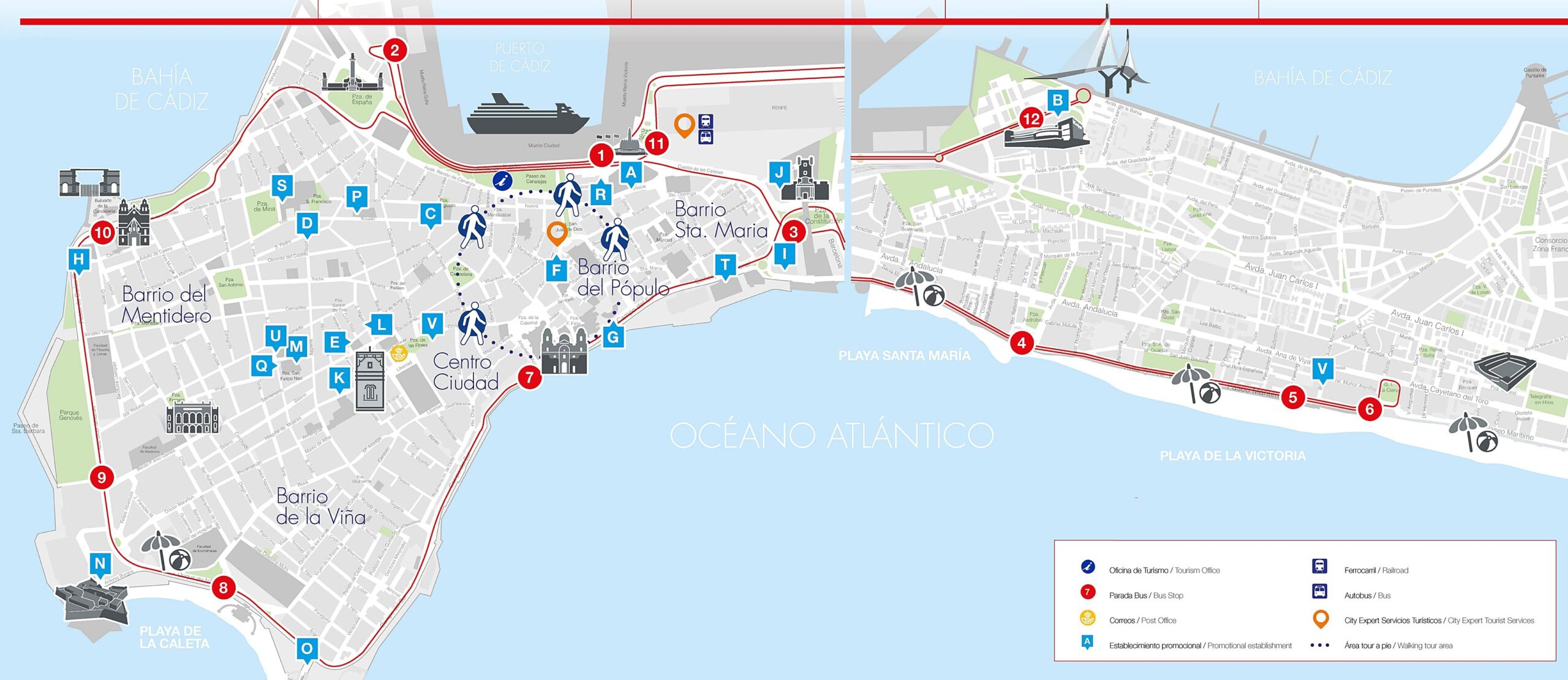 Large Cadiz Maps For Free Download And Print High Resolution And Detailed Maps
