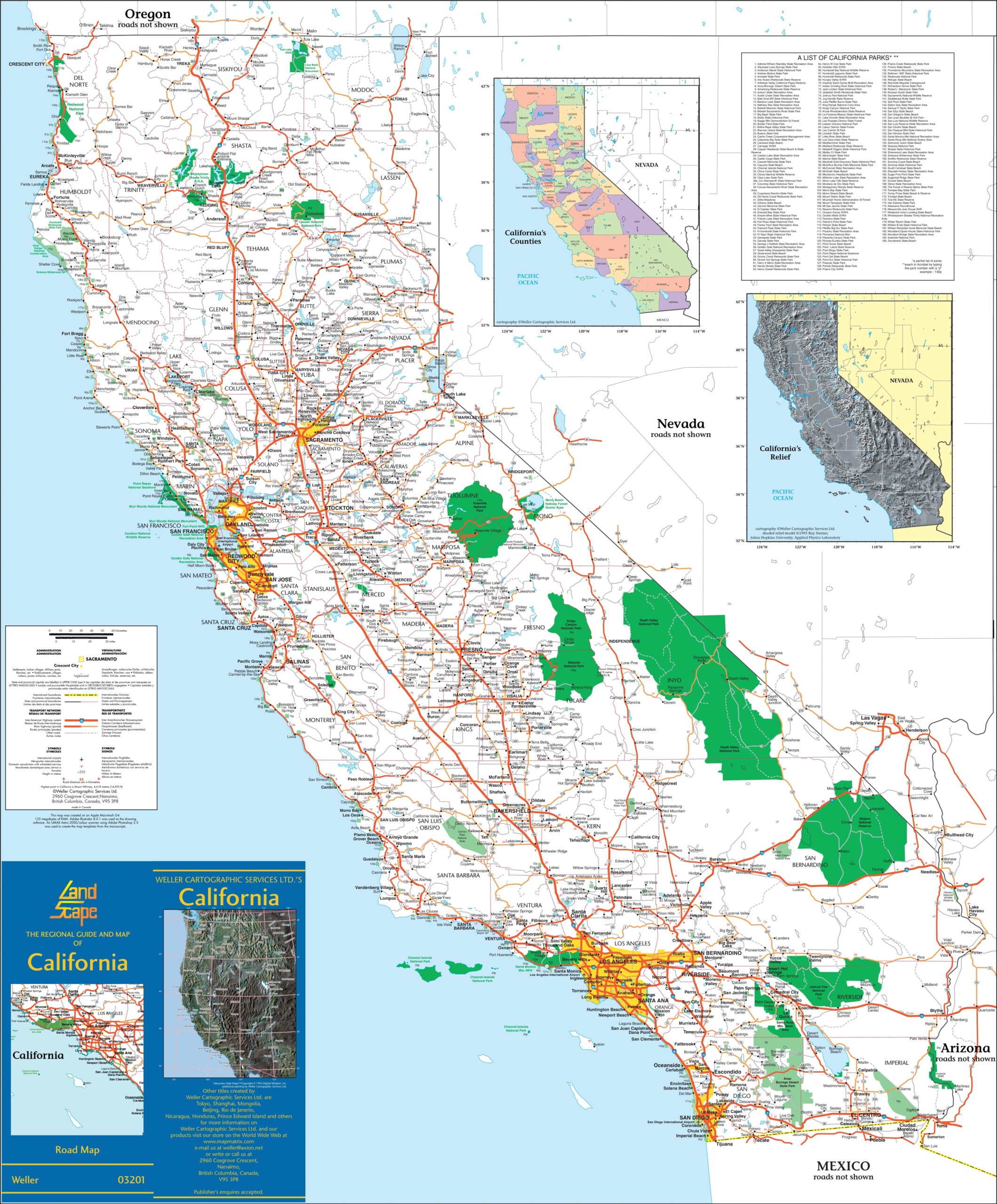 Large Detailed Map Of California With Cities And Towns Ontheworldmap Large Detailed Map Of California With Cities And Towns Ontheworldmap