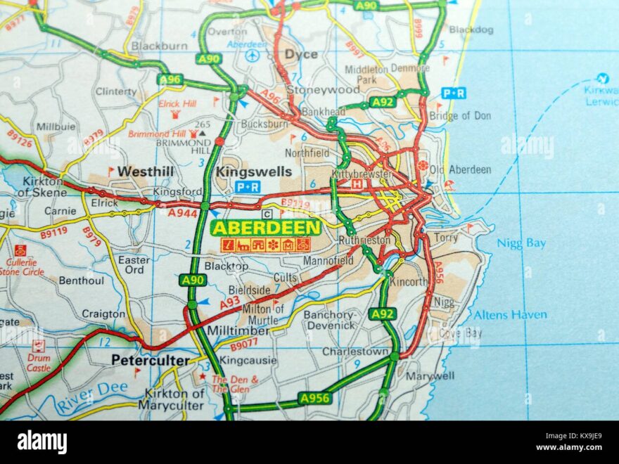 Large Detailed Map Of Scotland With Relief Roads Major Cities Worksheets Library