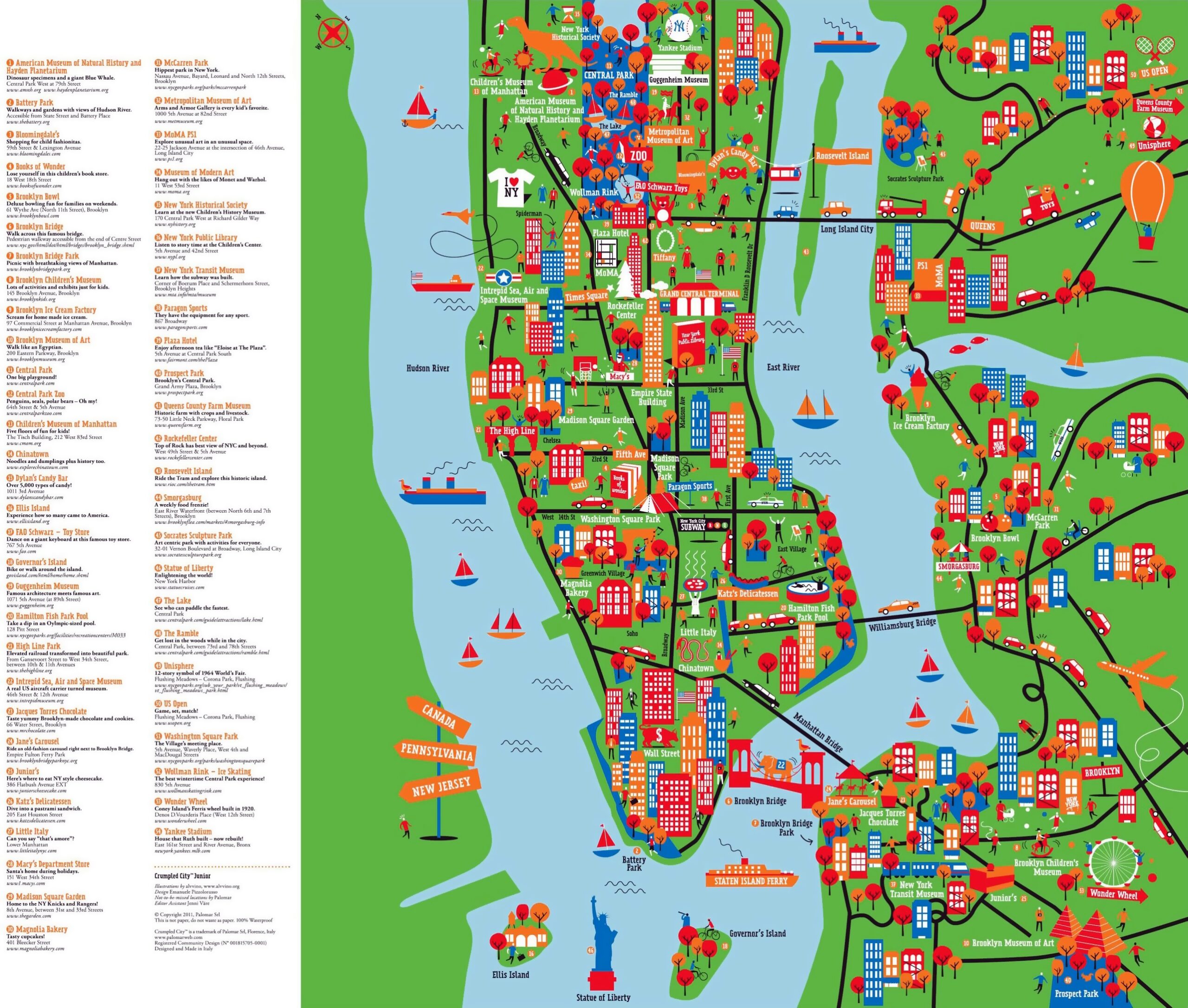 Ny Street Map Printable