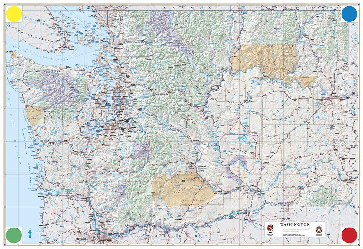 Washington State Highway Map Printable