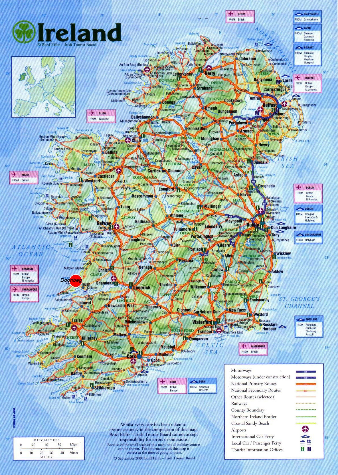 Large Detailed Road Map Of Ireland With Cities Airports And Other Marks Ireland Europe Mapsland Maps Of The World Large Detailed Road Map Of Ireland With Cities Airports And Other Marks Ireland Europe Mapsland Maps Of The World