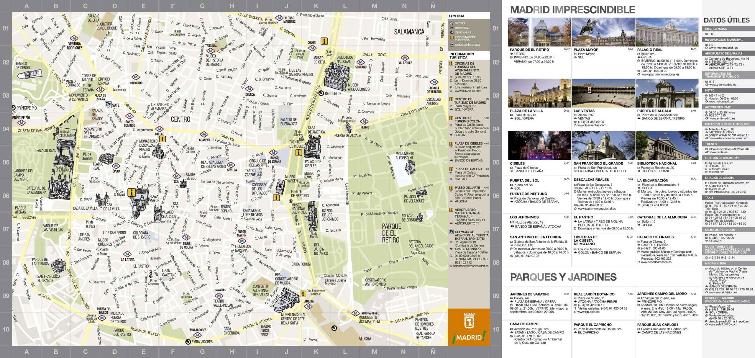 Printable Map Of Madrid
