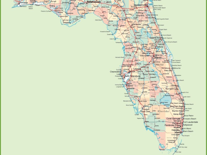 Large Florida Maps For Free Download And Print High Resolution And Detailed Maps