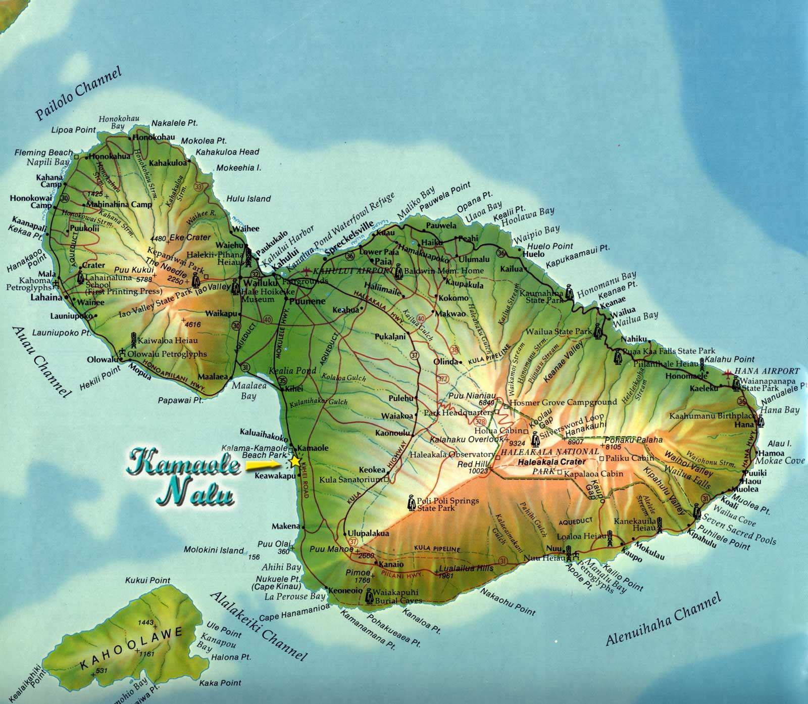Large Maui Maps For Free Download And Print High Resolution And Detailed Maps Large Maui Maps For Free Download And Print High Resolution And Detailed Maps