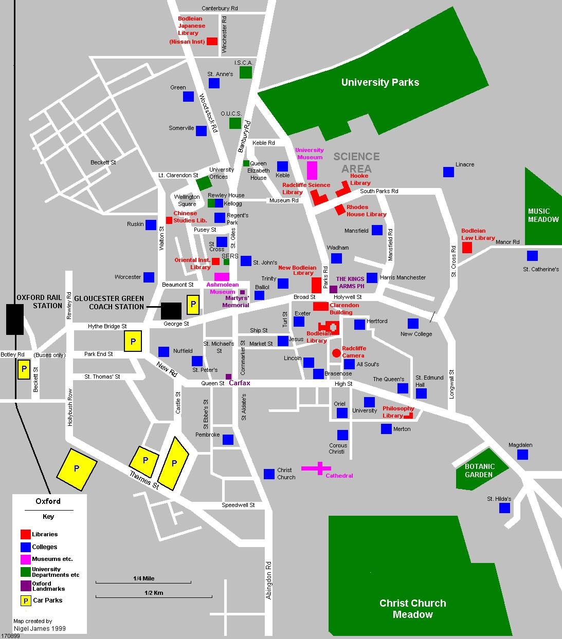 Large Oxford Maps For Free Download And Print High Resolution And Detailed Maps