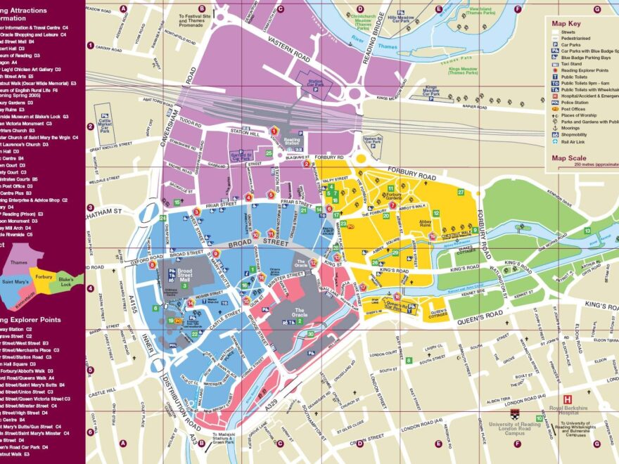 Large Reading Maps For Free Download And Print High Resolution And Detailed Maps