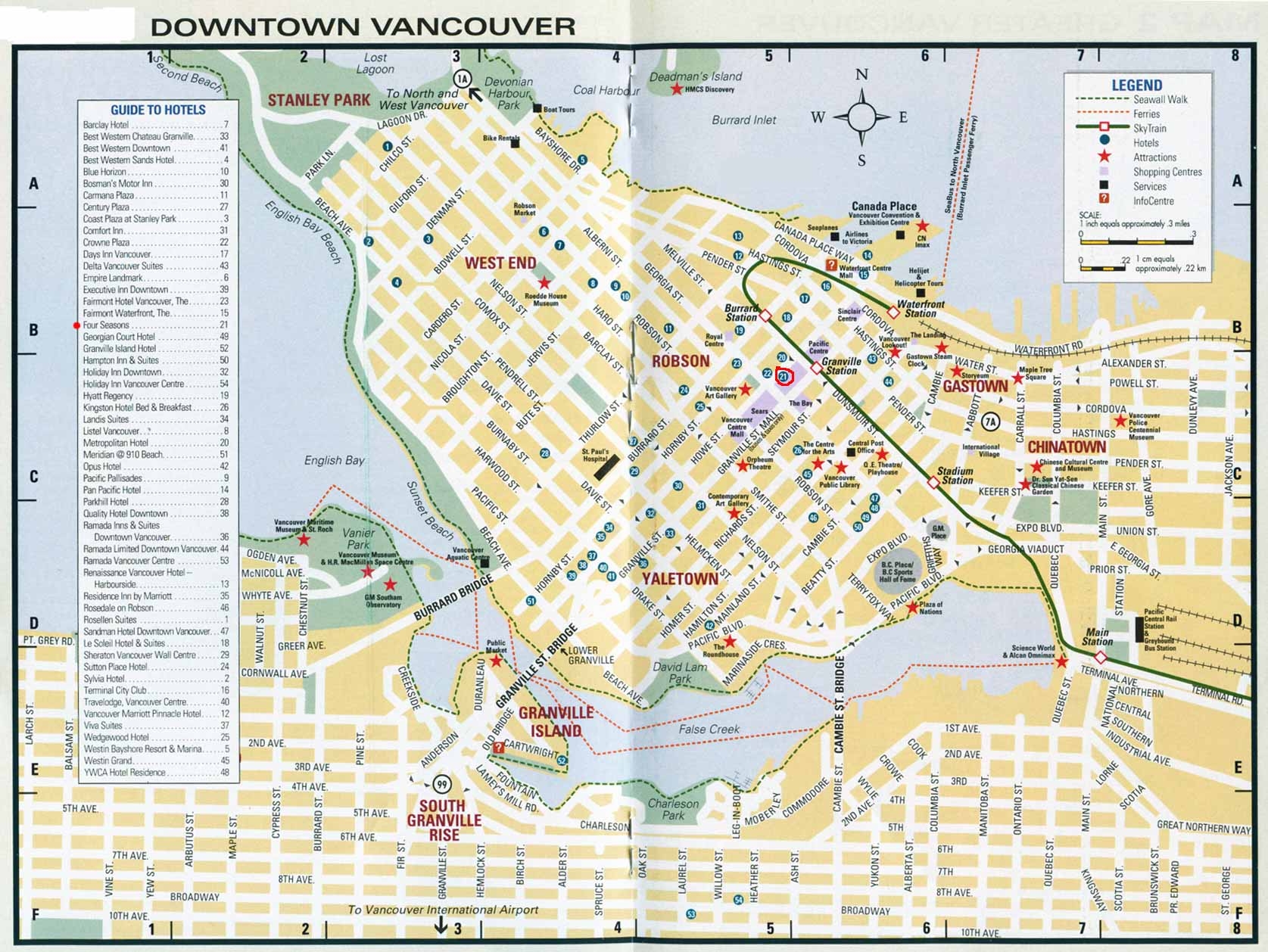 Large Vancouver Maps For Free Download And Print High Resolution And Detailed Maps Large Vancouver Maps For Free Download And Print High Resolution And Detailed Maps
