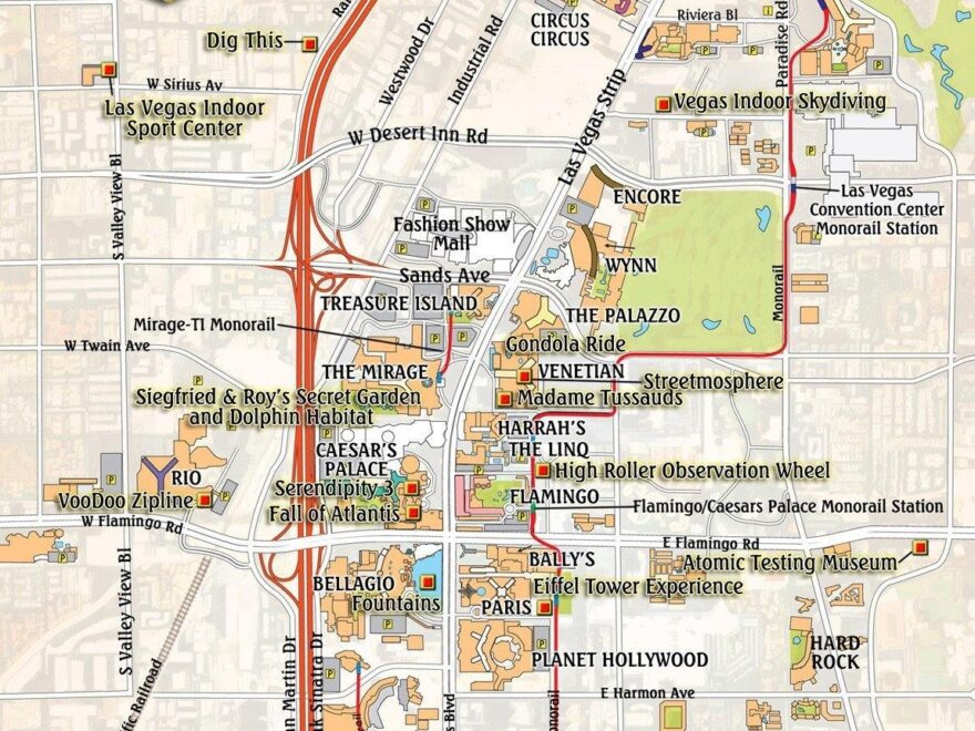 Las Vegas Family Adventure Guide Card Worksheets Library