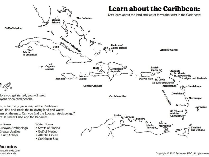 Learn About The Caribbean Geography And Animals Tiny Travelers