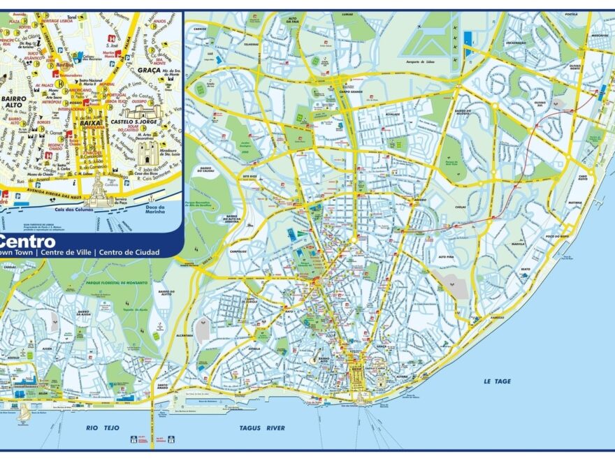Lisbon Maps The Tourist Maps Of Lisbon To Plan Your Trip