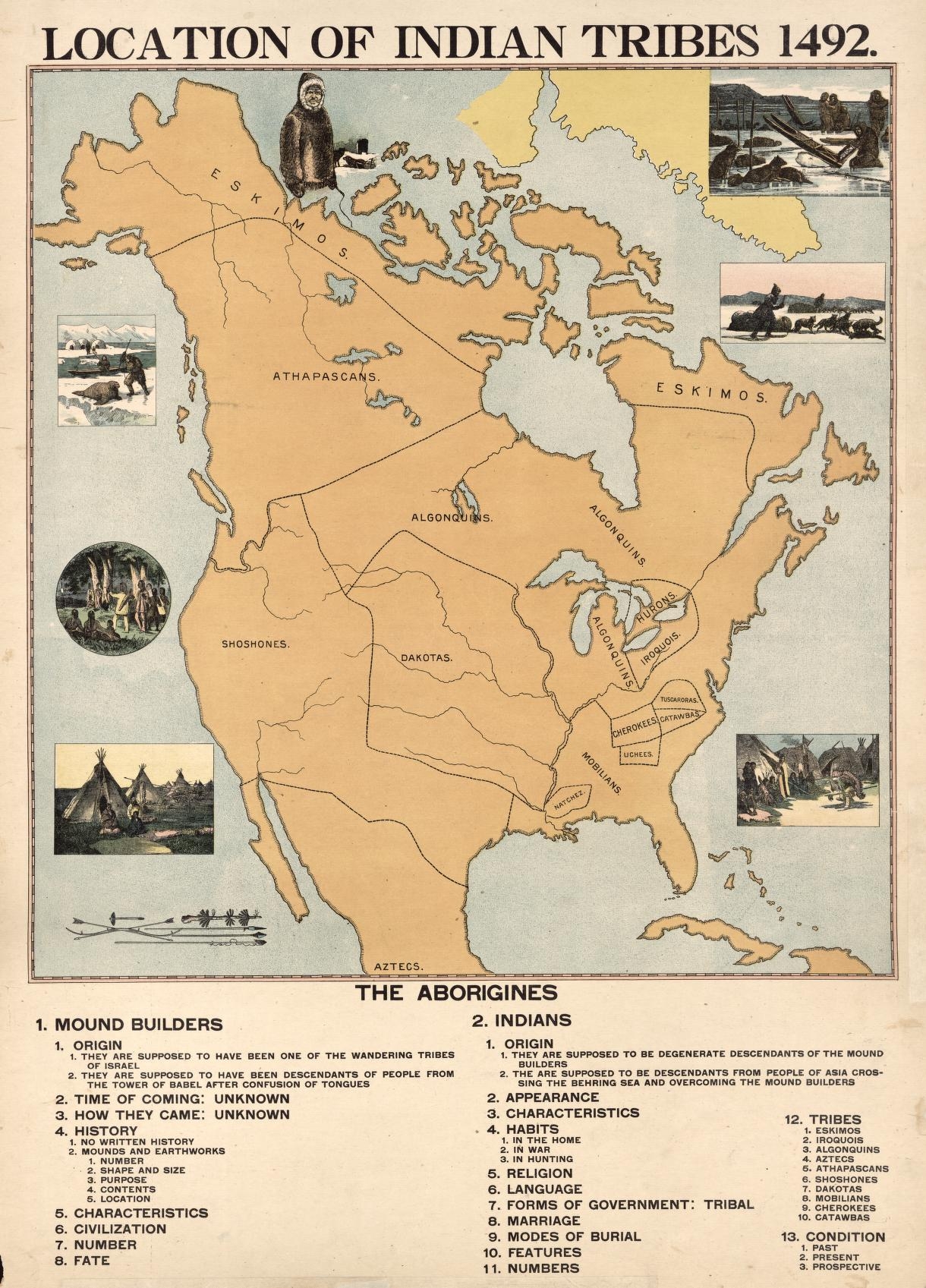 Native American Map Printable
