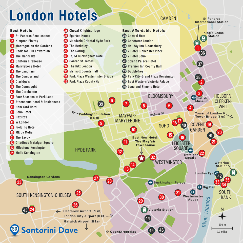 Fun Map Of London Proper Printable Free