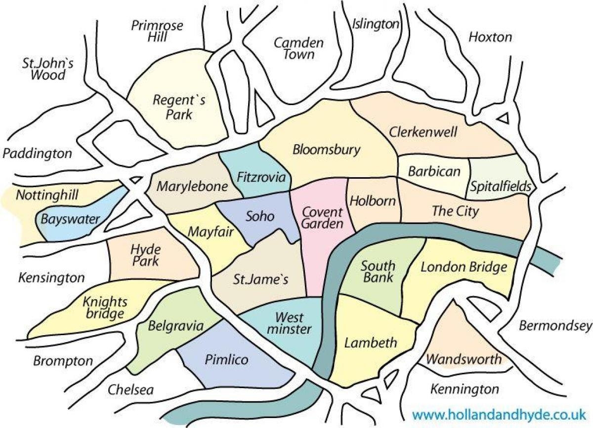 Printable Map Of Central London Uk Printable Map Of Central London Uk