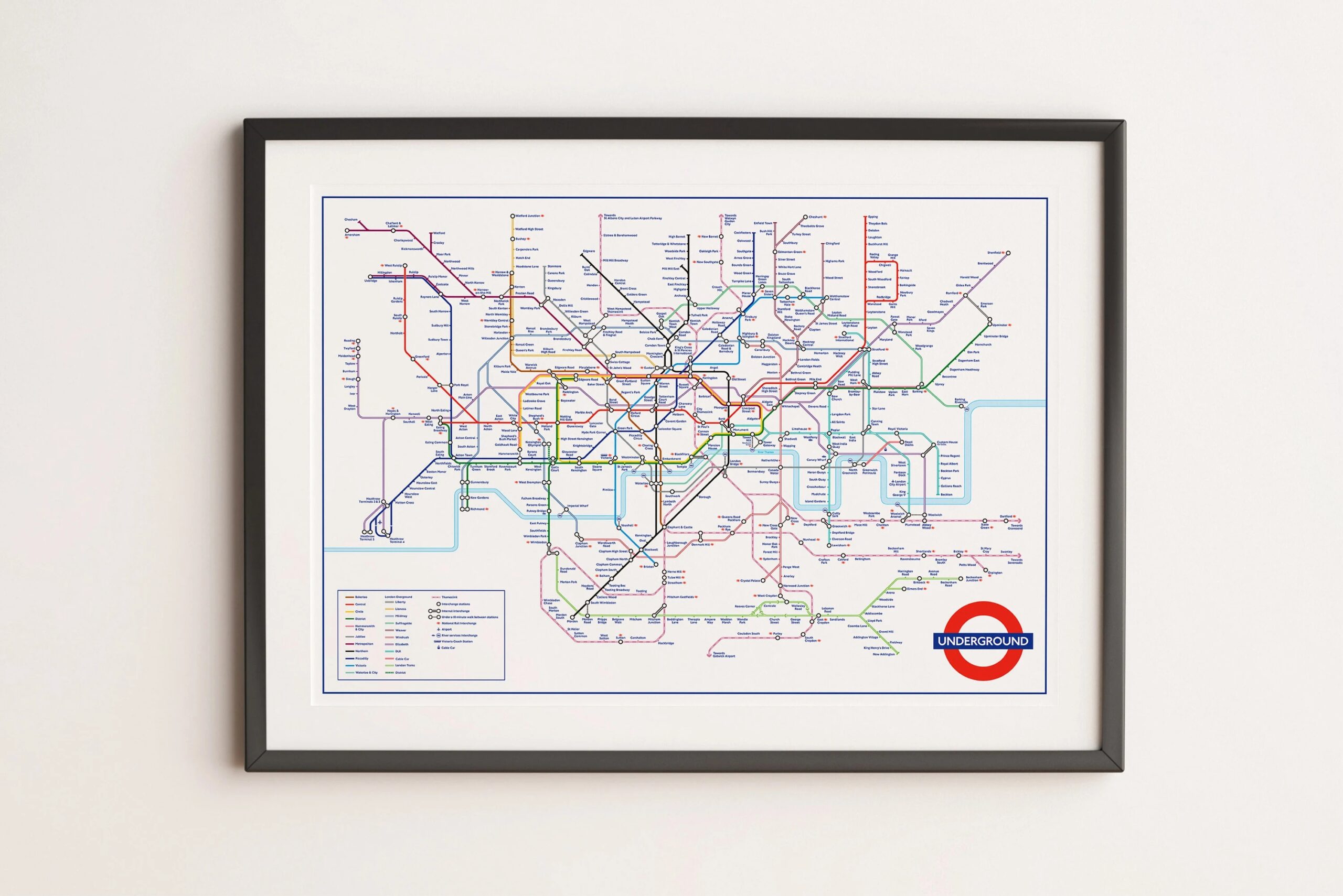 London Underground Map Etsy Ireland London Underground Map Etsy Ireland