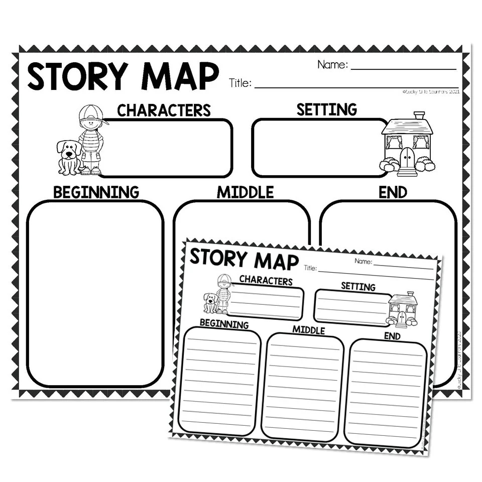 Free Printable Story Maps With Little Writing