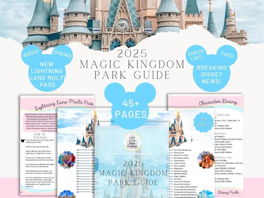 Magic Kingdom Guide Etsy