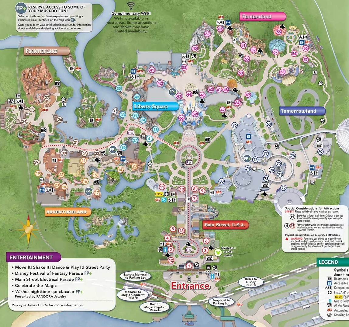 Magic Kingdom Printable Map Kenny The Pirate Magic Kingdom Printable Map Kenny The Pirate