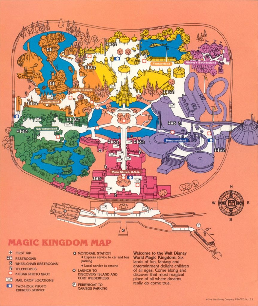 Printable Map Of Magic Kingdom Printable Map Of Magic Kingdom