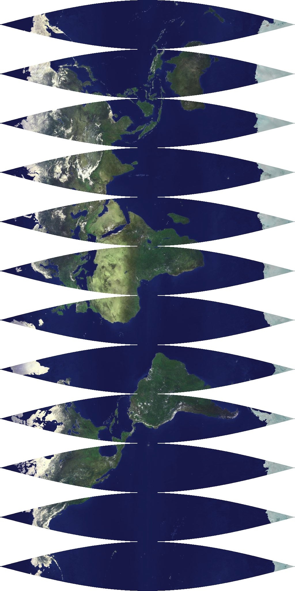 Printable World Map For Globe Making