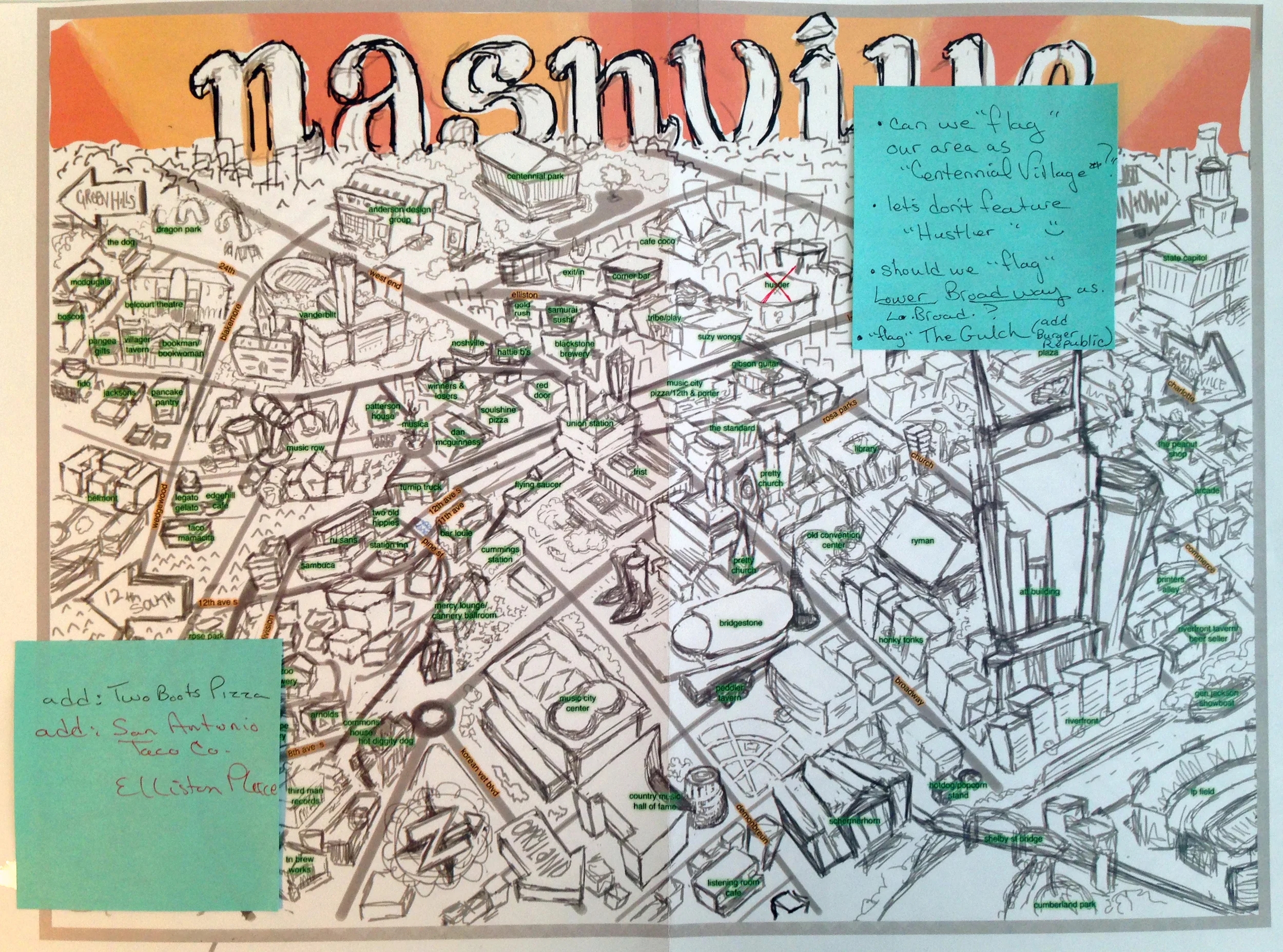 Things To Do In Nashville Map Printable