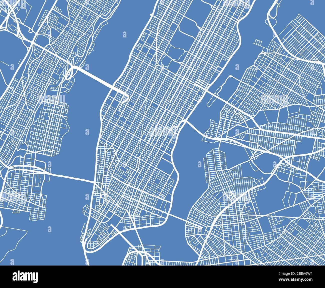 Manhattan Map Vector Hi res Stock Photography And Images Alamy