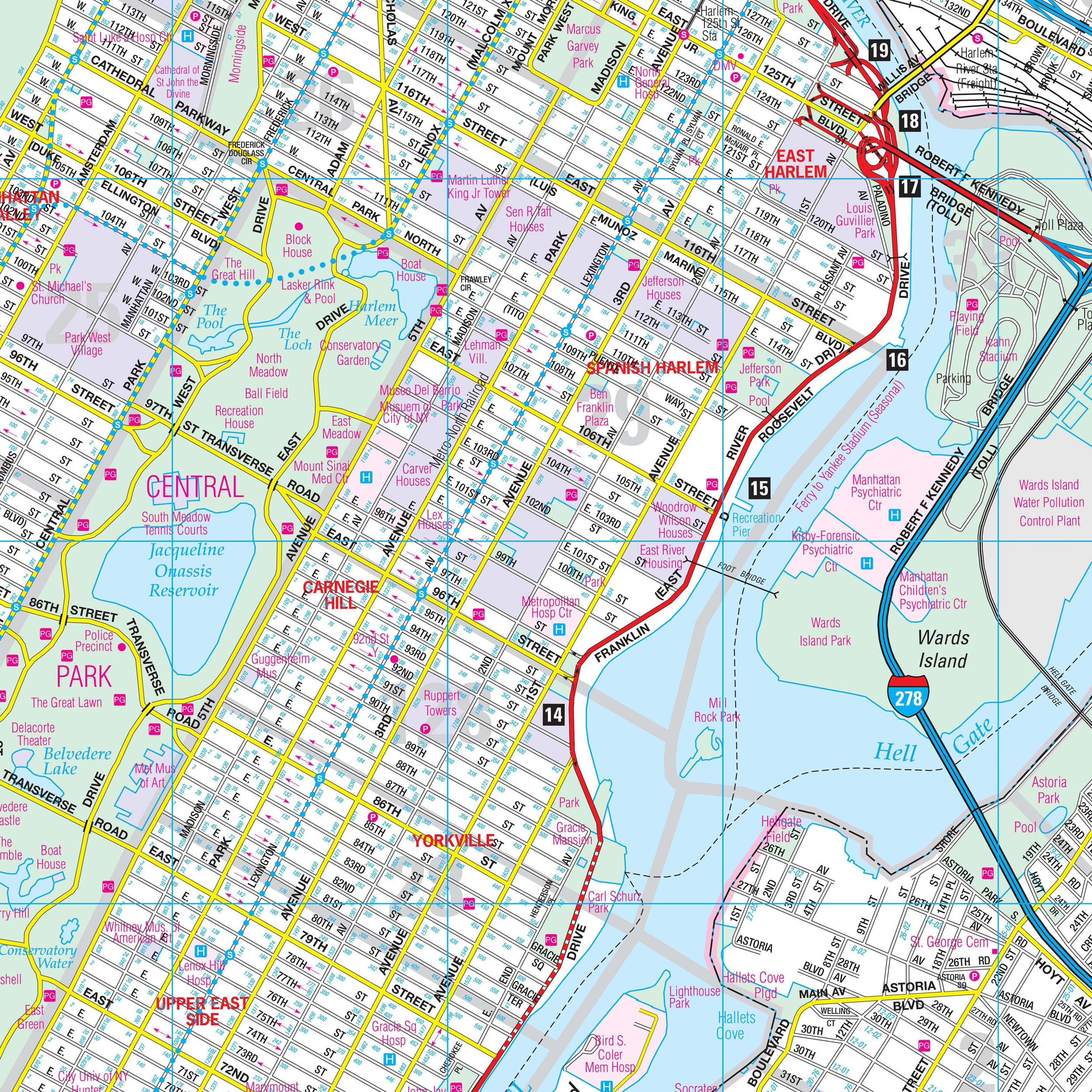 Manhattan Map Printable Free High Resolution