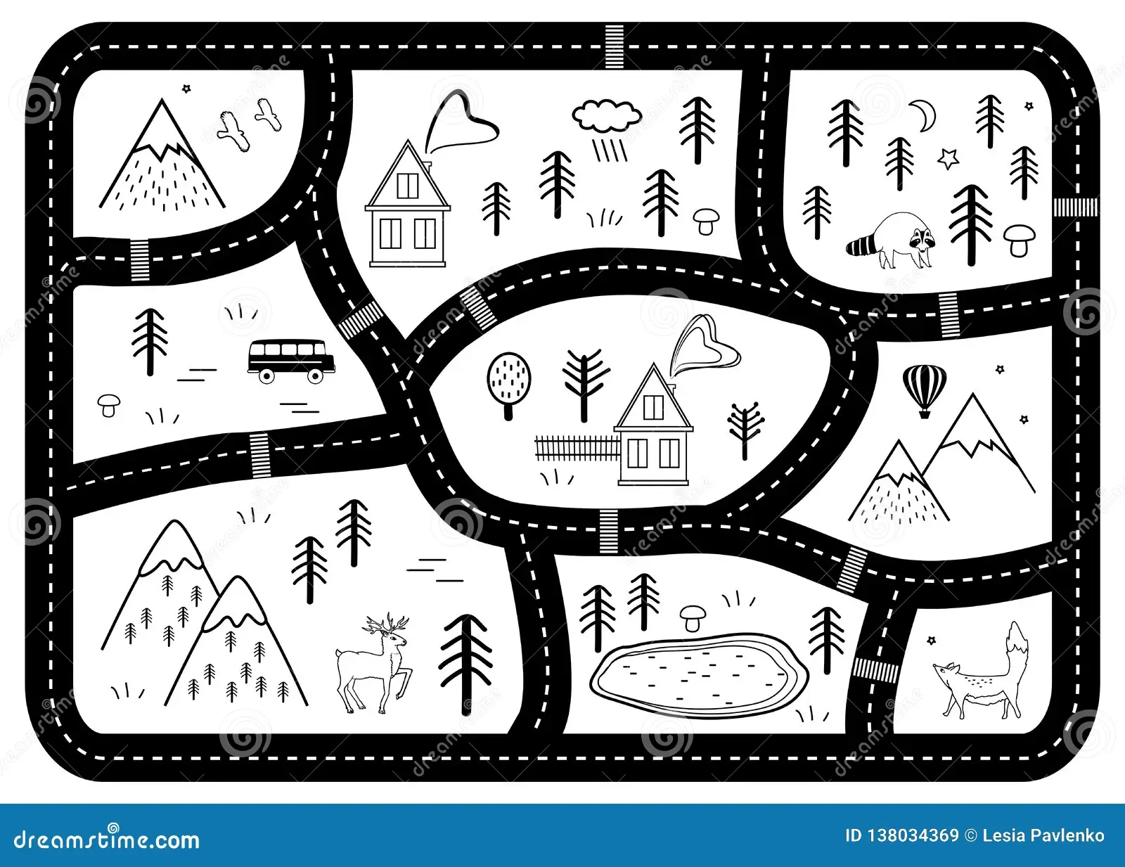 Map Kids Monochrome Stock Illustrations 276 Map Kids Monochrome Stock Illustrations Vectors Clipart Dreamstime