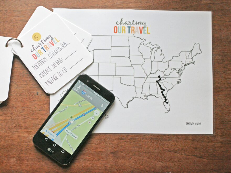 Map My Trip For Kids Charting Travel With A Free Map Template Craftivity Designs