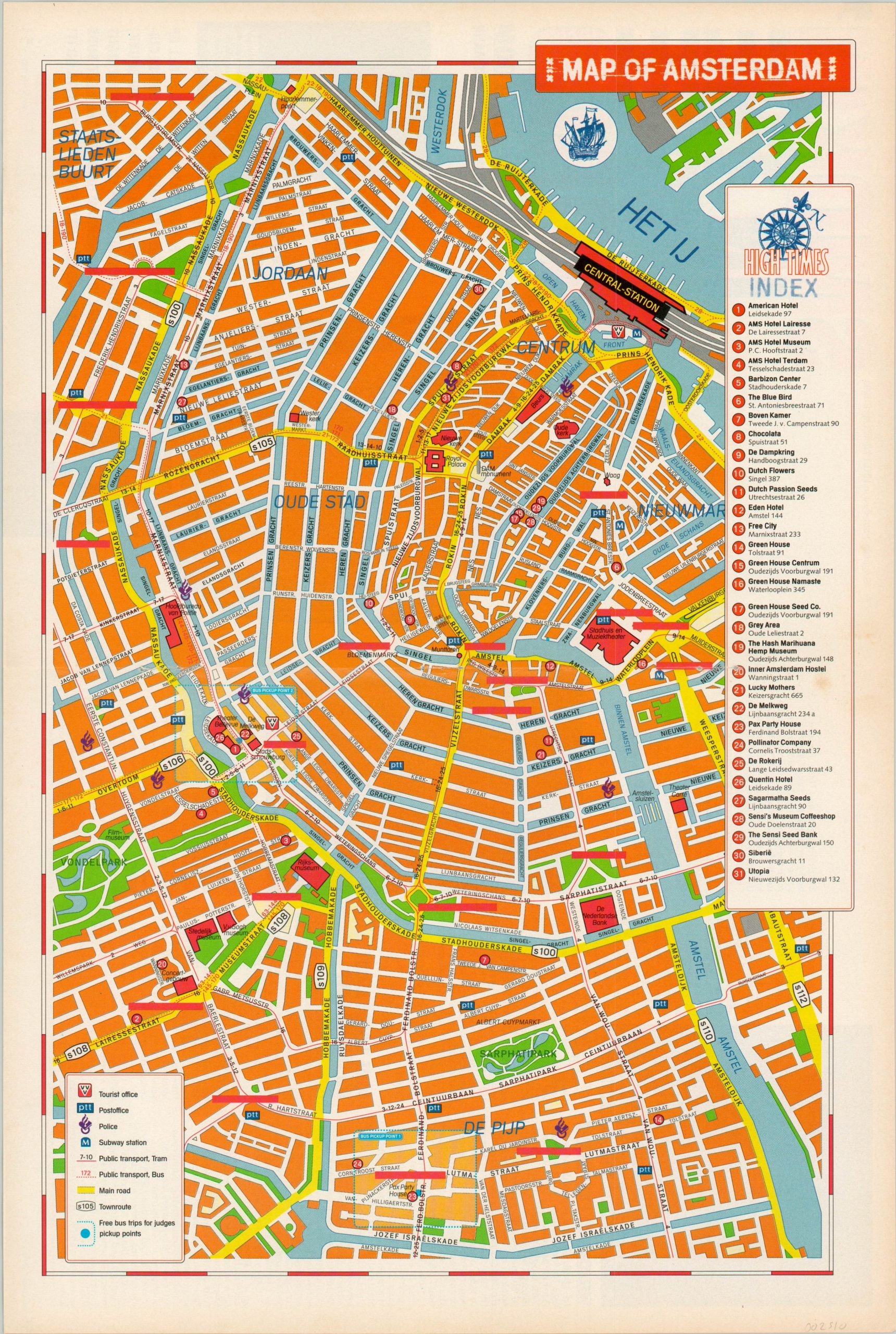 Map Of Amsterdam Curtis Wright Maps