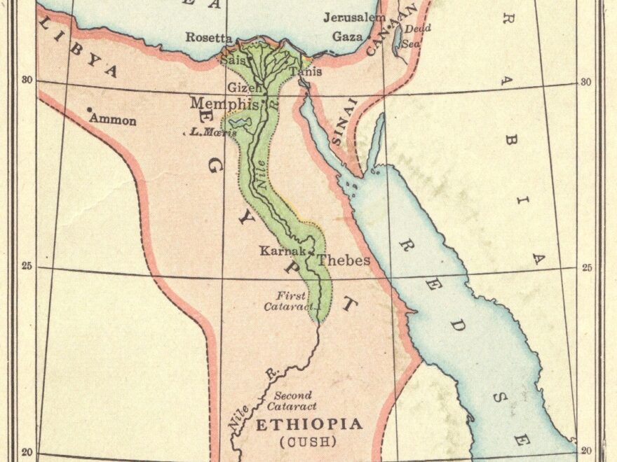 Map Of Ancient Egypt Student Handouts