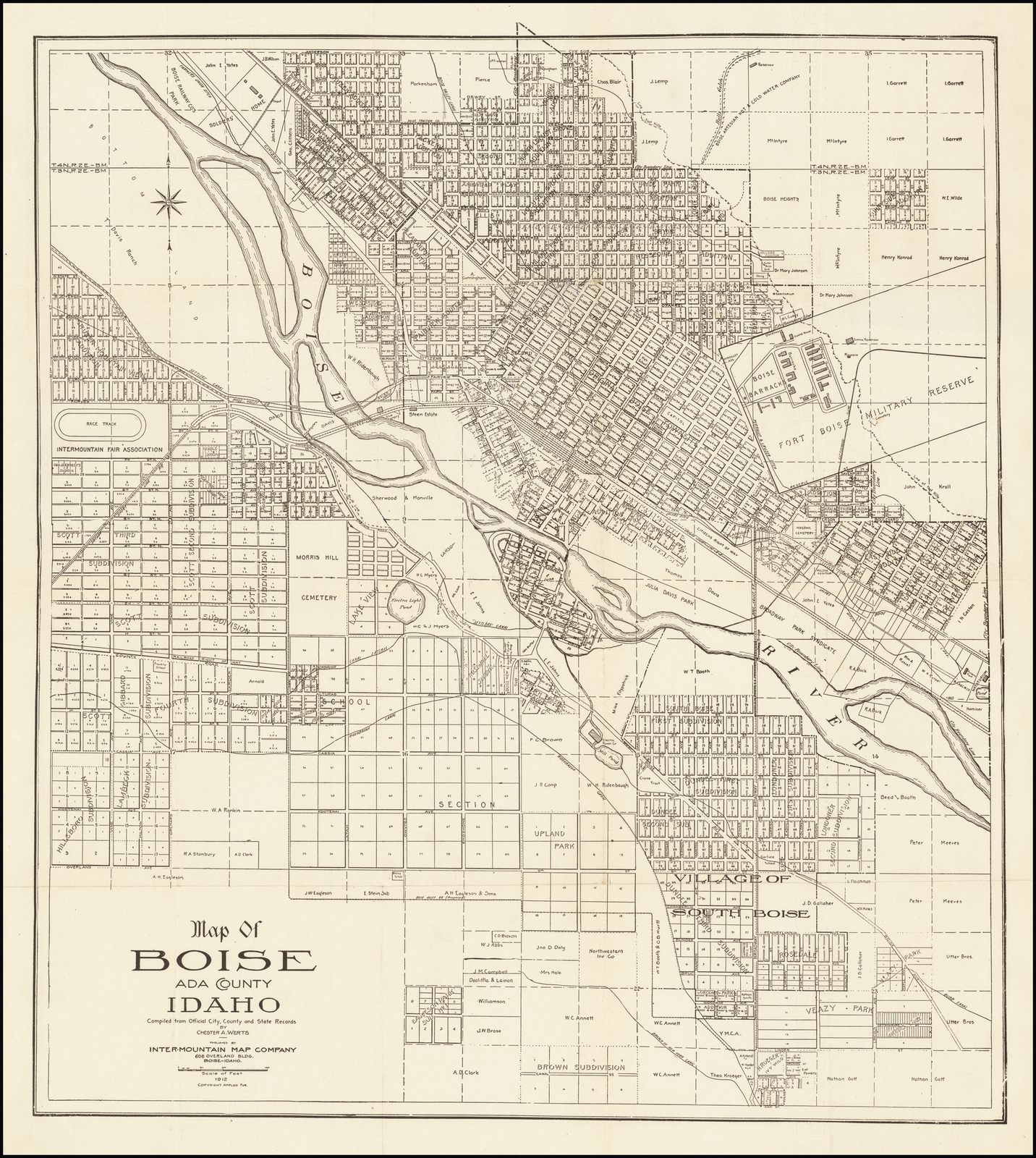 Se Boise Map Printable