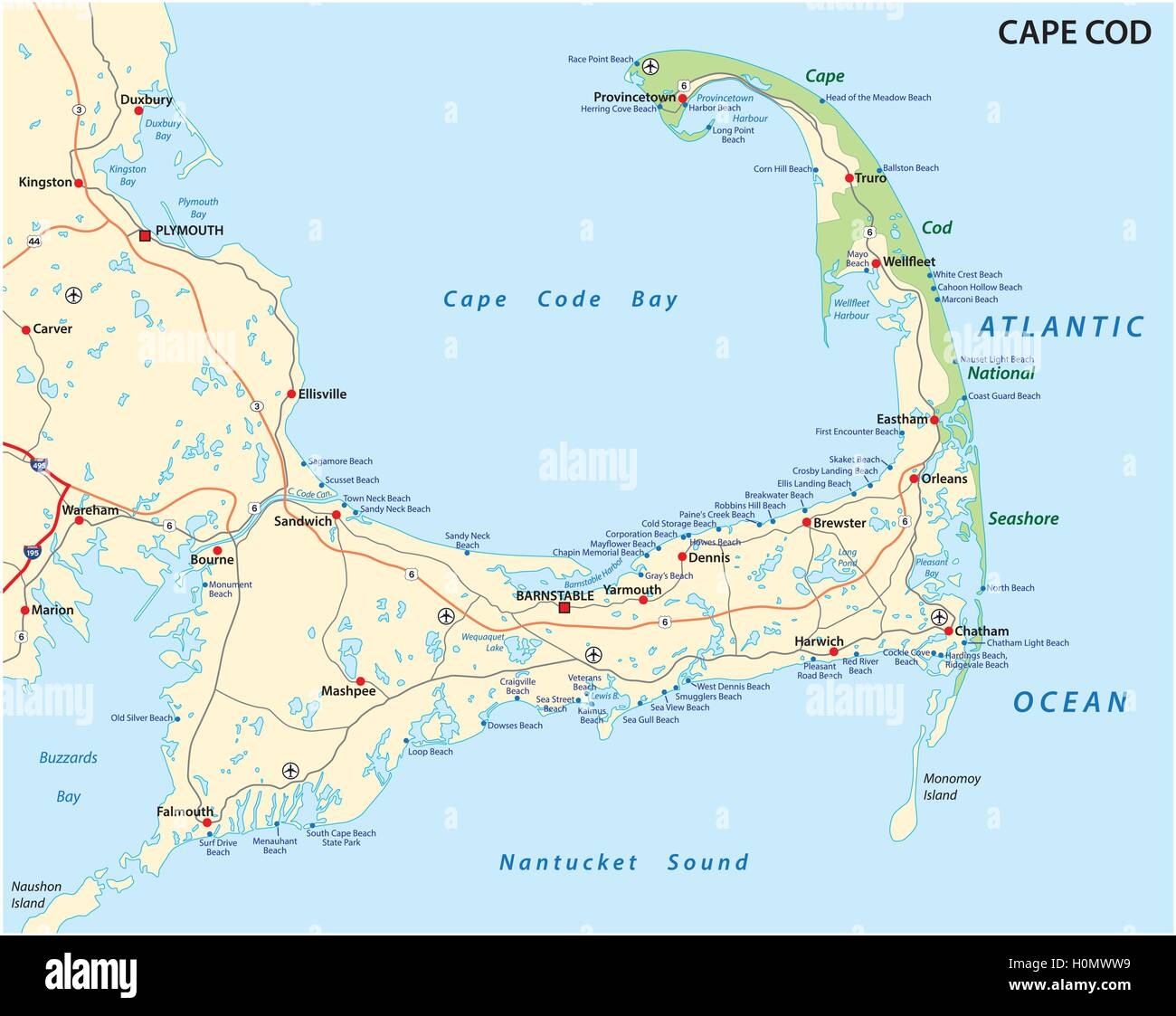 Free Printable Detailed Map Of Cape Cod Free Printable Detailed Map Of Cape Cod
