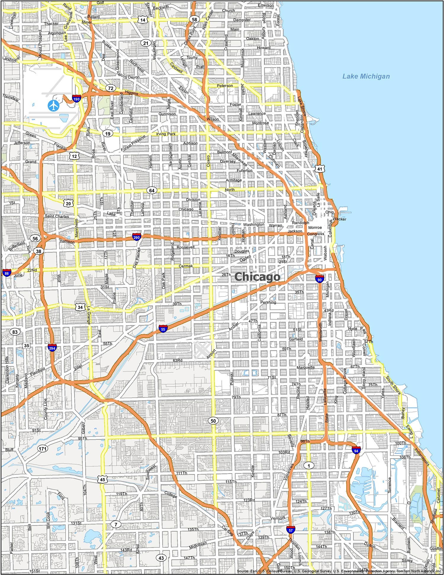Printable Maps With Street Names