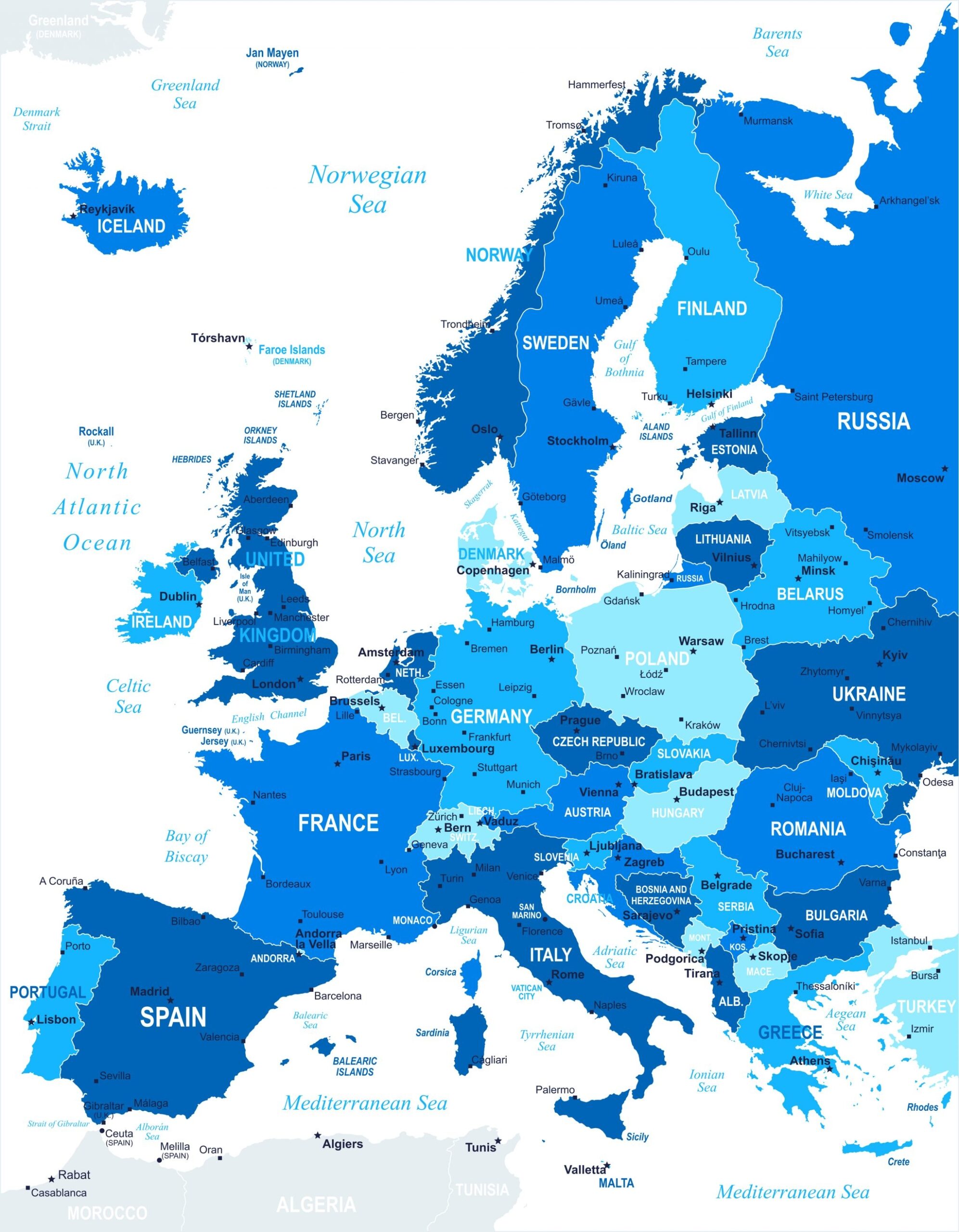 Map Of Europe Europe Map Map Of Europe Europe Map