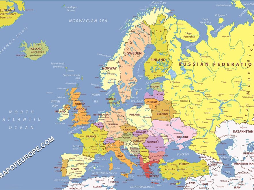 Map Of Europe Europe Map