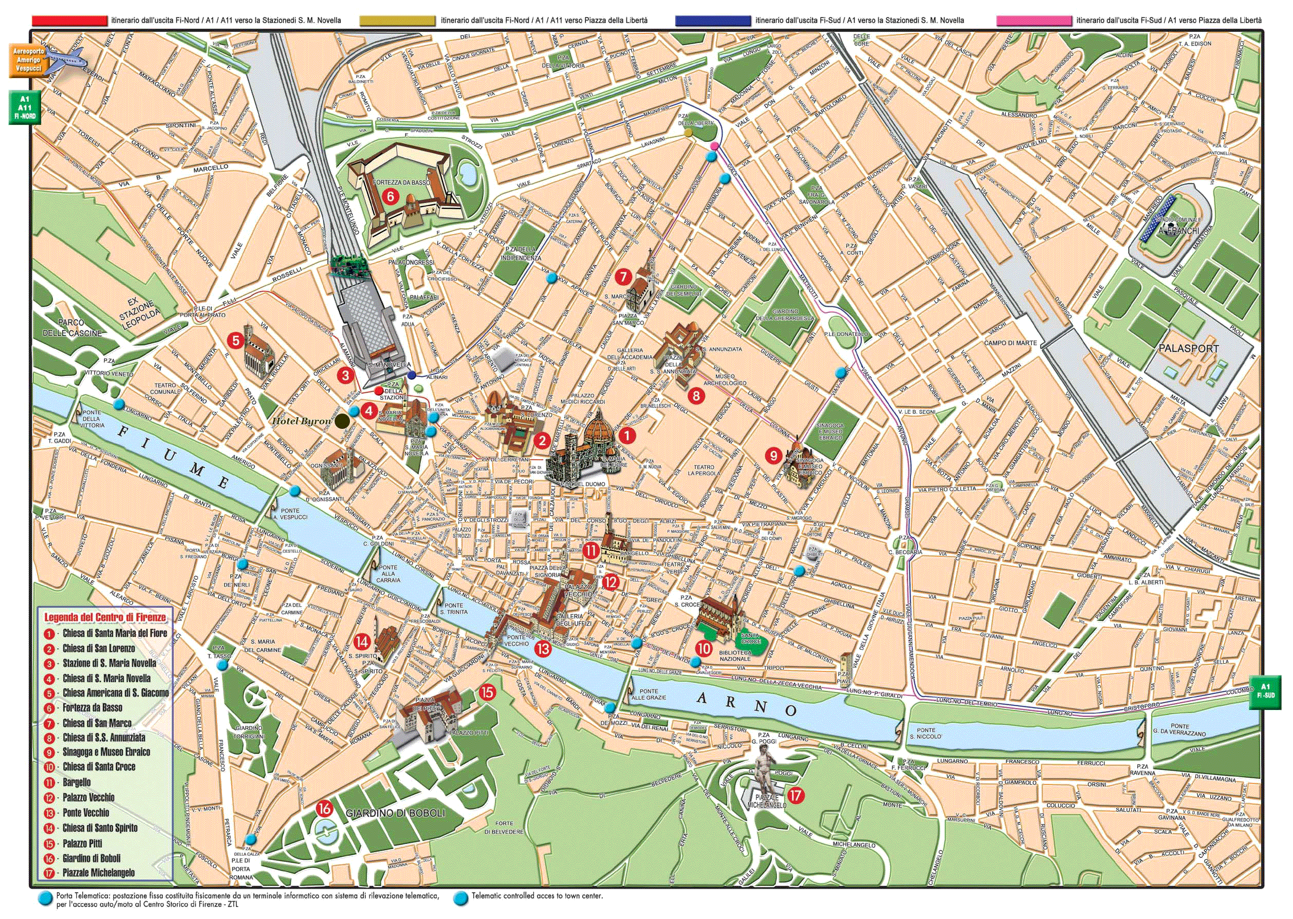 Map Of Florence Italy GIS Geography Worksheets Library