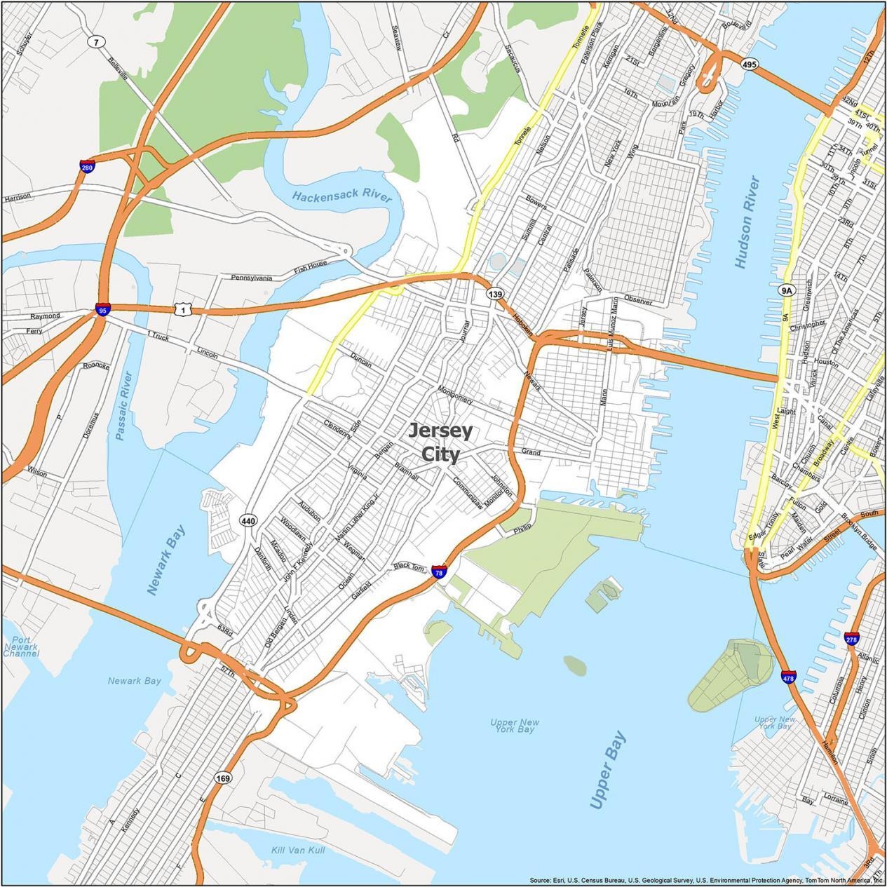 Free Printable City Street Maps