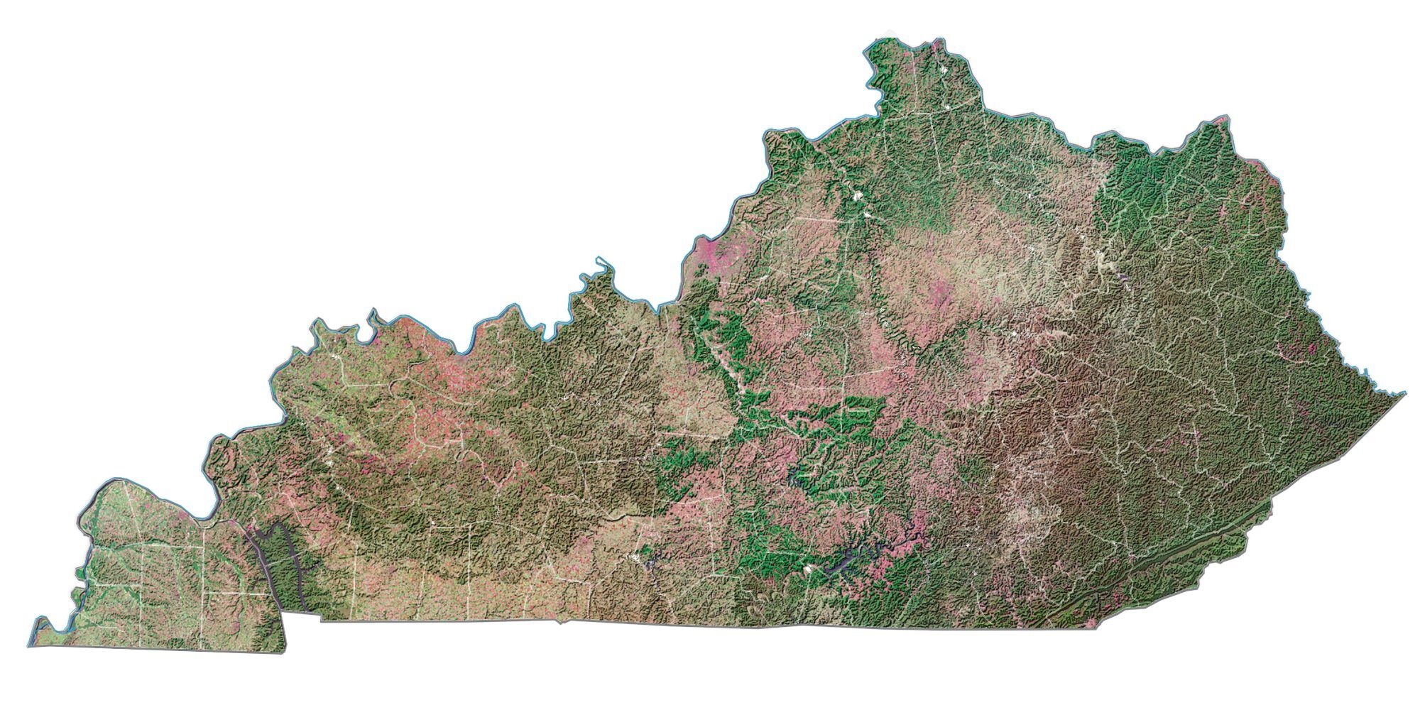 Printable Map Of Kentucky Counties