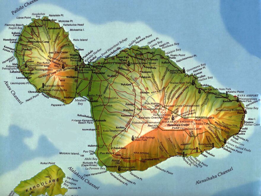 Map Of Maui