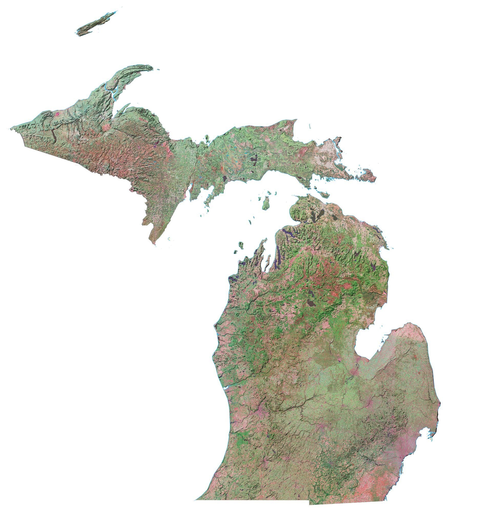 Map Of Michigan Cities And Roads GIS Geography Map Of Michigan Cities And Roads GIS Geography